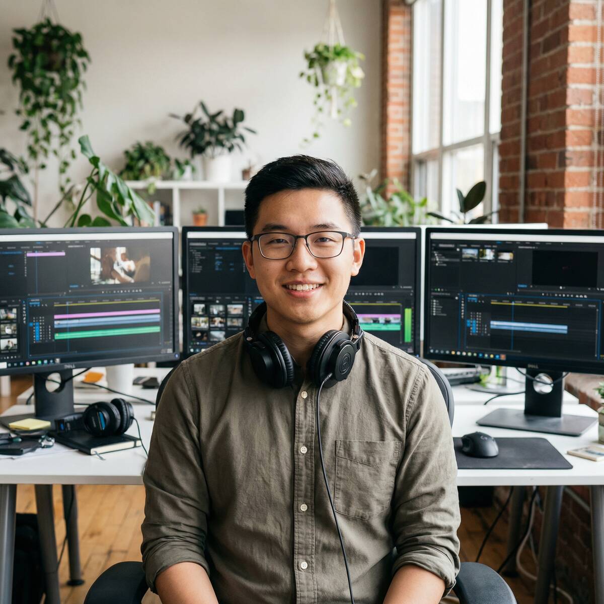 蘑菇视频剪辑师王浩